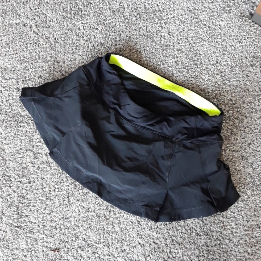 Unlined Lululemon Running Skirt